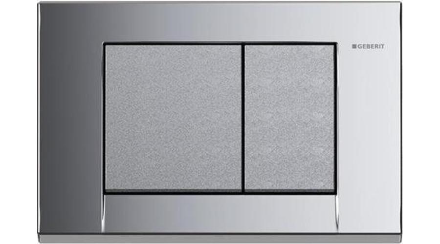 Geberit Bolero működtető nyomólap, fényes króm - strukturált króm