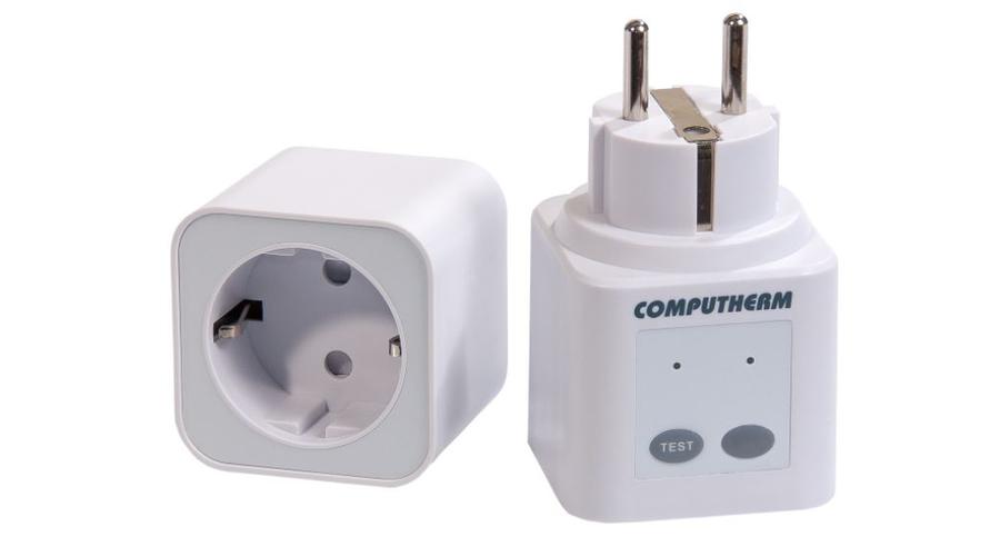 [Q2RF] Computherm Q2RF Rádiófrekvenciák kapcsolójel továbbító/erősítő dugalj