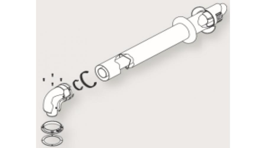 Biasi vízszintes készlet 60/100 800mm