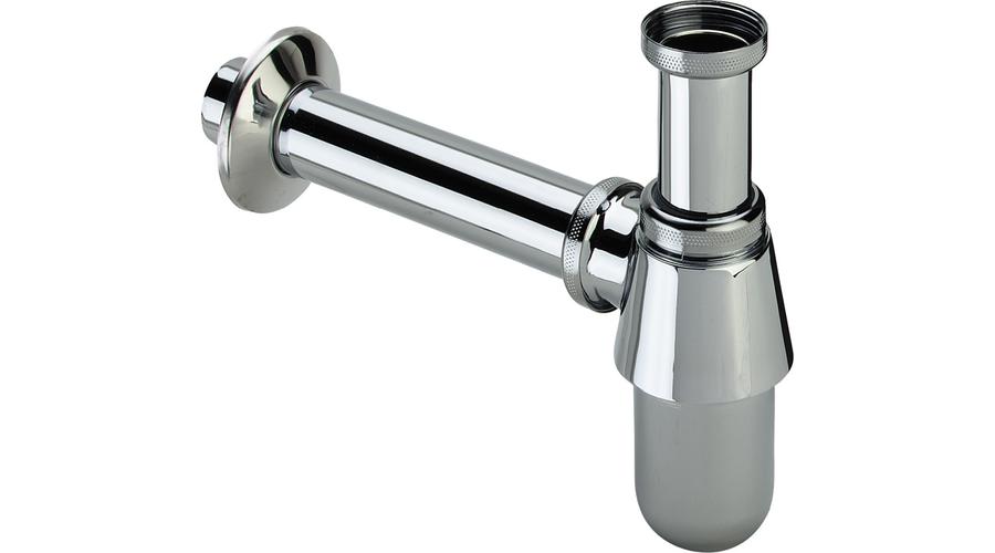 Viega 5/4 krómozott búraszifon DN32 leeresztő szelep nélkül