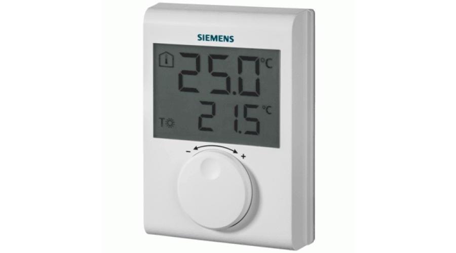 Siemens RDH100 digitális szobatermosztát