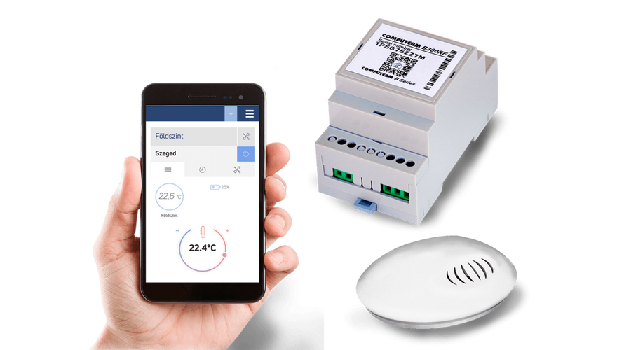[b300rf] Computherm B300 RF Wifis termosztát vezeték nélküli hőérzékelővel