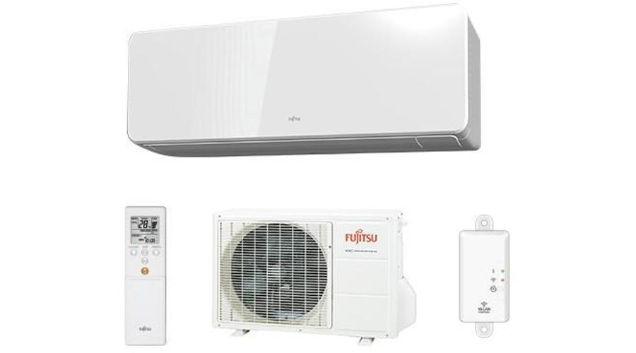 [ASYG12KGTF/AOYG12KGCB] Fujitsu Design ASYG12KGTF/AOYG12KGCB oldalfali split klíma csomag 3,5 kW