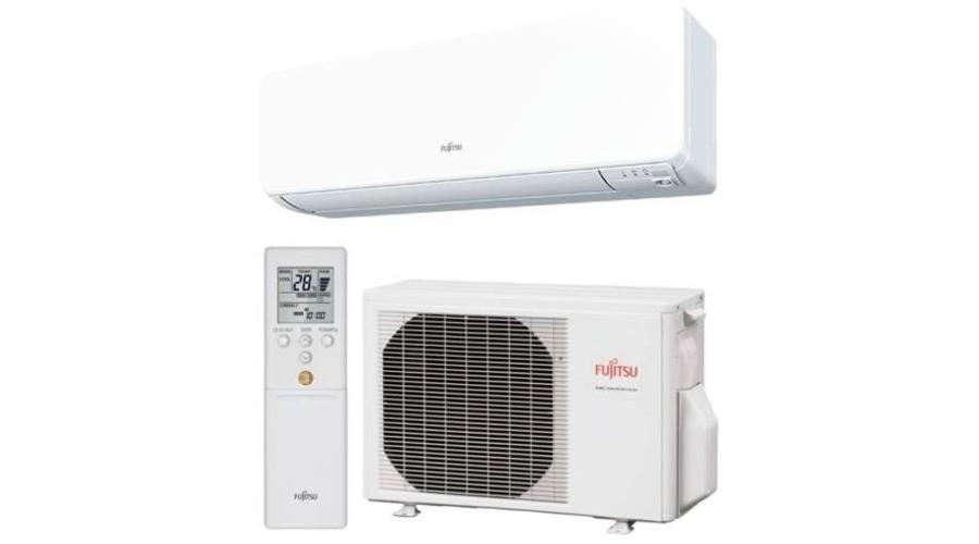 Fujitsu Standard ASYG09KMCE/AOYG09KMCC oldalfali split klíma csomag 2,5 kW