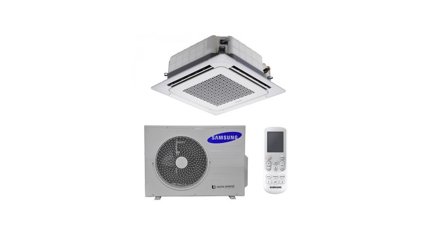 [AC052RXADKG/AC052RN4DKG/EU] Samsung Wind-Free AC052RXADKG/AC052RN4DKG/EU 4-utas Kazettás Split Klíma csomag 5,0 kW