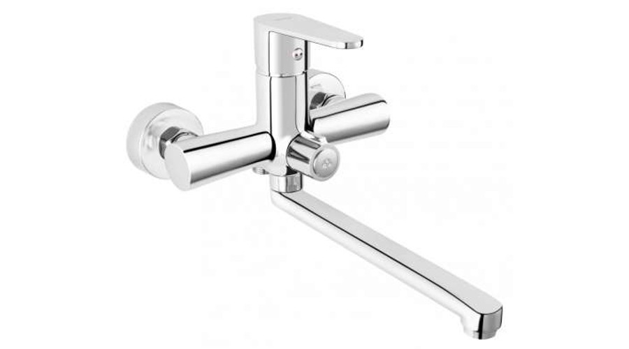 Ferro Algeo BAG5A fali kád-mosdótöltő csaptelep automata zuhanyváltóval