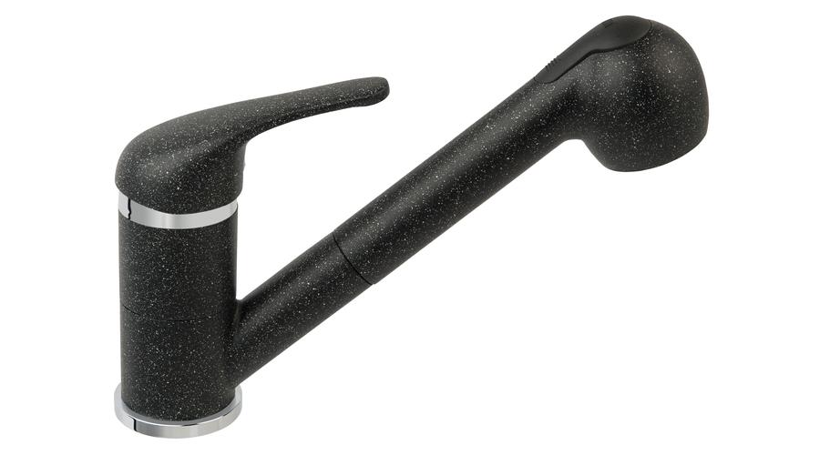 Ferro Freya BFR8B Kihúzható zuhanyfejes konyhai csaptelep, antracit