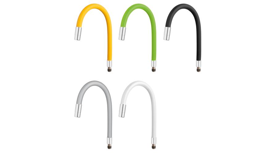 Ferro W100 elasztikus kifolyócső Zumba és Algeo Square csaptelepekhez