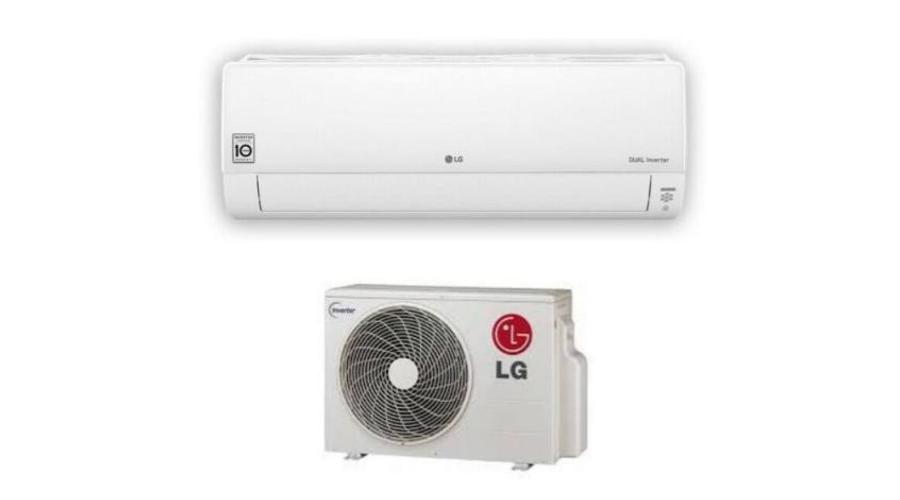 LG Silence 2 S09ET oldalfali split klíma csomag 2,6 kW