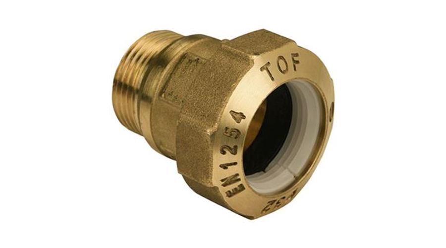 KPE csatakozó réz KM 40-5/4"