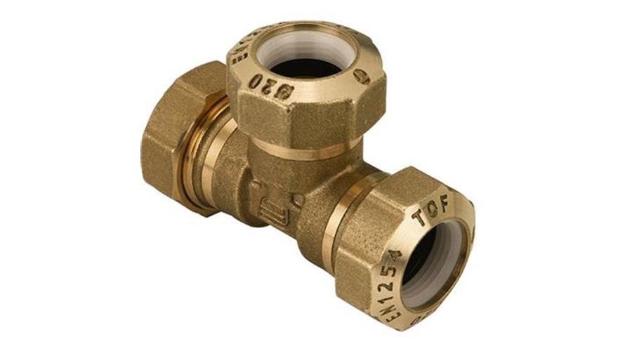 KPE csatlakozó réz egál T-idom 25-25-25