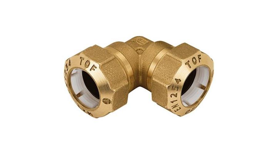 KPE csatlakozó réz egál könyök 32-32