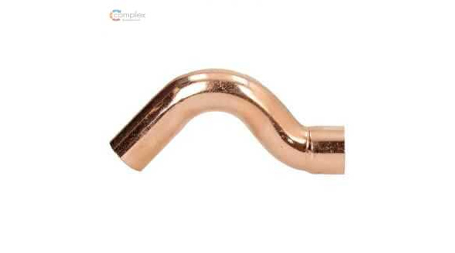 Réz félkerülő idom KB 22mm