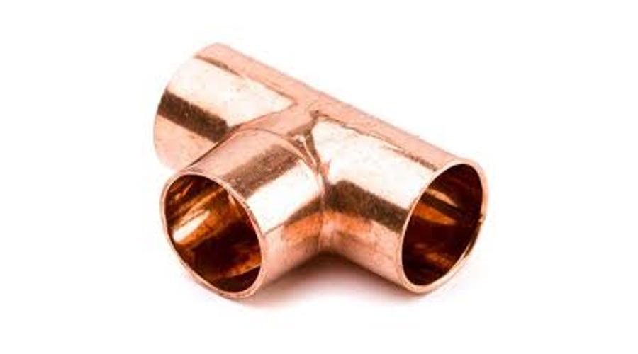 Réz forrasztható egál T -idom 10mm