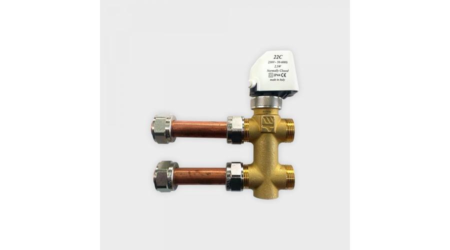 [VRK-FP-HA-G3-1/2] Gree VRK-FP-HA-G3-1/2 háromjáratú szelepkészlet magasoldalfali fan-coil-okhoz