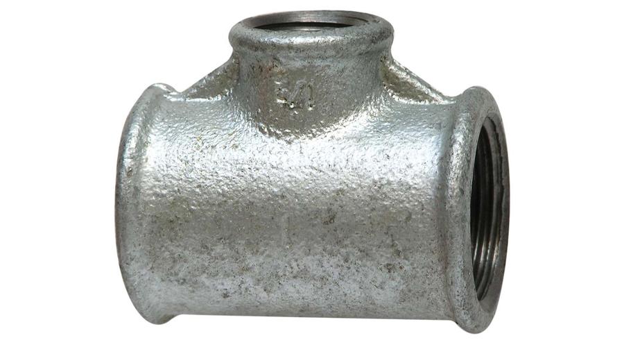 [hszt1121] Horganyzott szűkített T-idom 1"-1/2"-1"