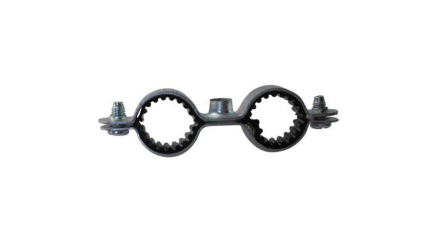 [gbsz18d] Rézcső bilincs 18 dupla gumibetétes