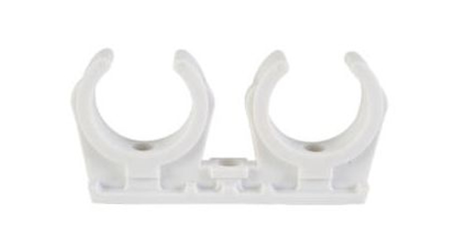 Műanyag csőbilincs, dupla 35mm