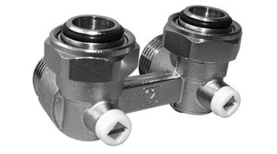 Herz golyóscsap blokk sarok G3/4-s külső menettel