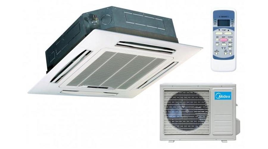 Midea MCD1-48HRFN8-SP mennyezeti split klíma csomag csepptálca fűtéssel 14,1 kW