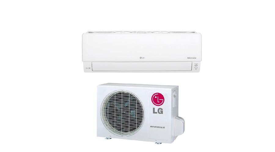 LG DC12RK Deluxe oldalfali split klíma csomag 3,5 kW, beépített Wi-Fi