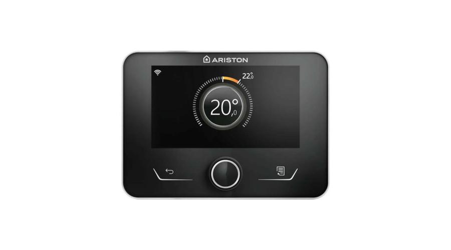 Ariston Sensys HD színes HD kijelzős Sensys, Bus rendszerű vezetékes szobatermosztát, fekete