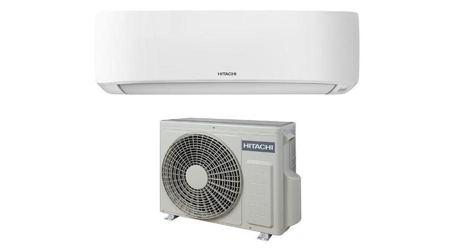 Hitachi Airhome 400 RAK-DJ35RHAE/RAC-DJ35WHAE oldalfali split klíma csomag 3,5 kW