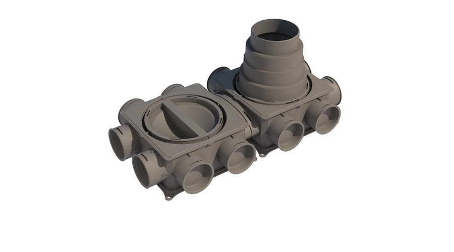 UBBINK Elosztó doboz (keskeny) 1 soros 12 csatl. Pont