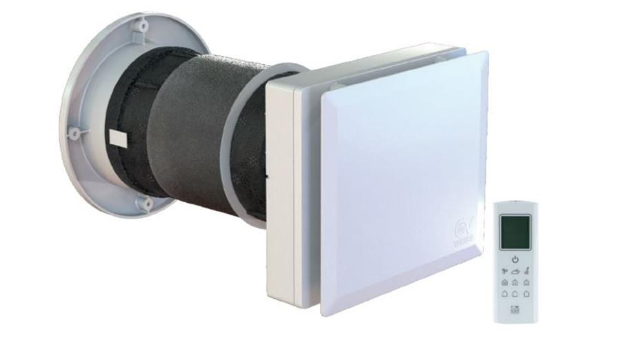 Vortice HRW 40 MONO EVO HCS egyhelységes hővisszanyerős szellőztető, páraé.+táv.