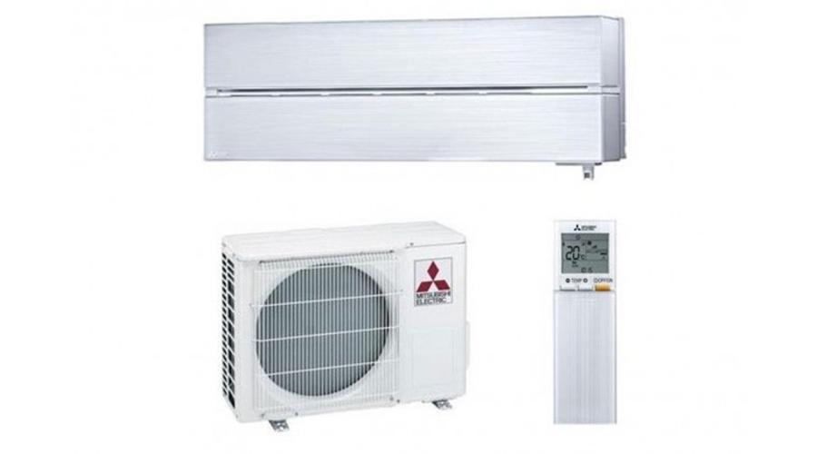Mitsubishi MSZ-LN25VG2V/MUZ-LN25VG2 Diamond (fényes fehér) oldalfali split klíma csomag 2,5 kW
