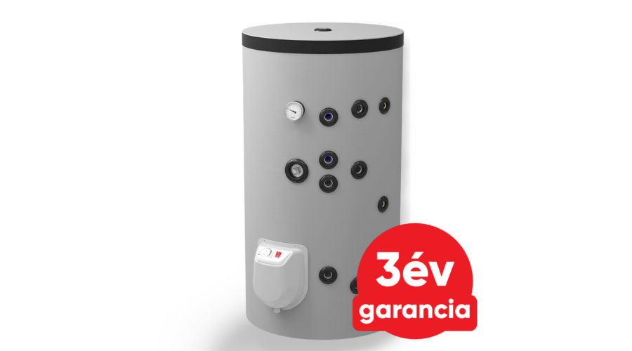 [231717302S150] ELDOM Green Line S2 150 álló indirekt HMV tartály (150 liter / 2 hőcserélő / 3 kW elektromos fűtőbetét)