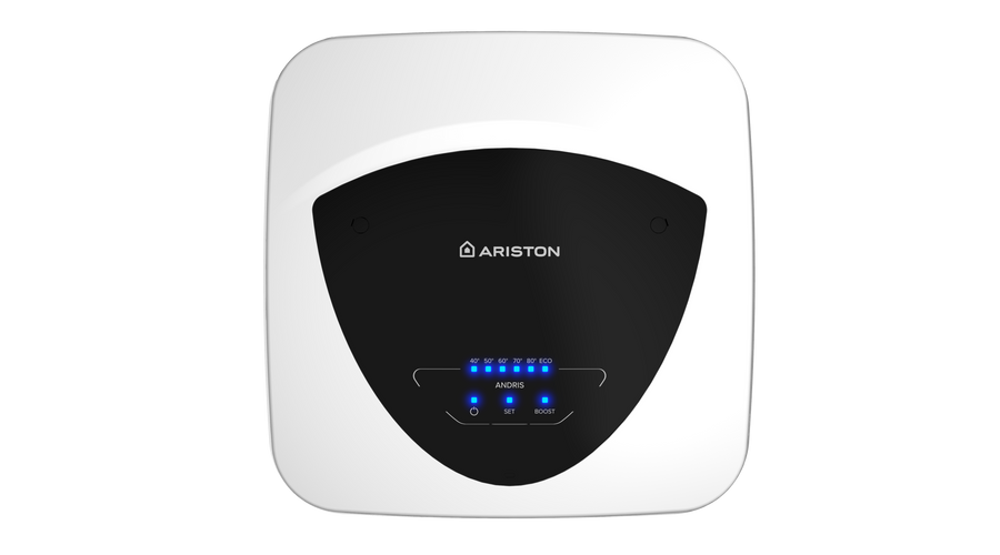 Ariston ANDRIS ELITE 10/5 EU Kis elektromos vízmelegítő elektronikus termosztáttal hőmérséklet szabályozáshoz, mosogató fölé szerelhető