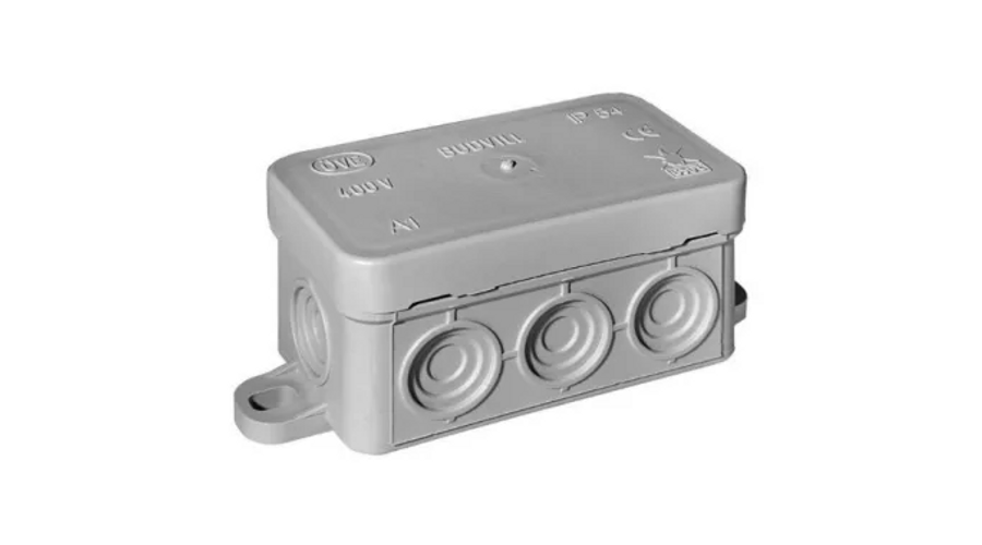 Kötődoboz A1 75x45x40mm, szürke, IP54