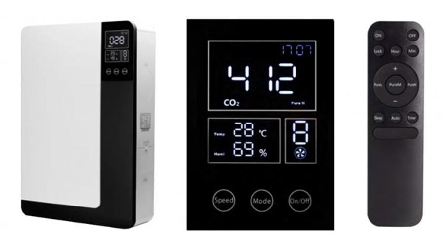 Fisher kétcsöves hővisszanyerős szellőztető 150 m3/h