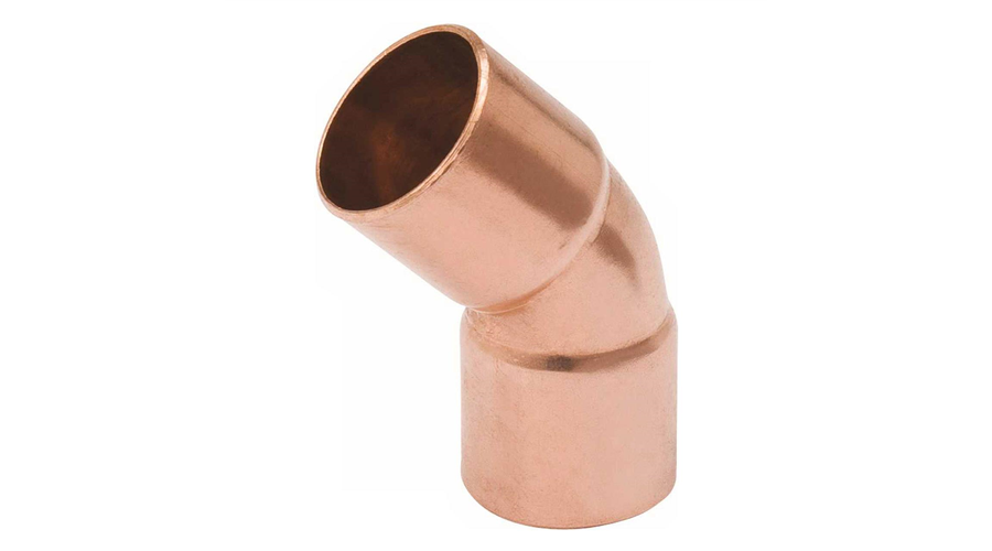 Vörösréz ív idom 22/45 bb