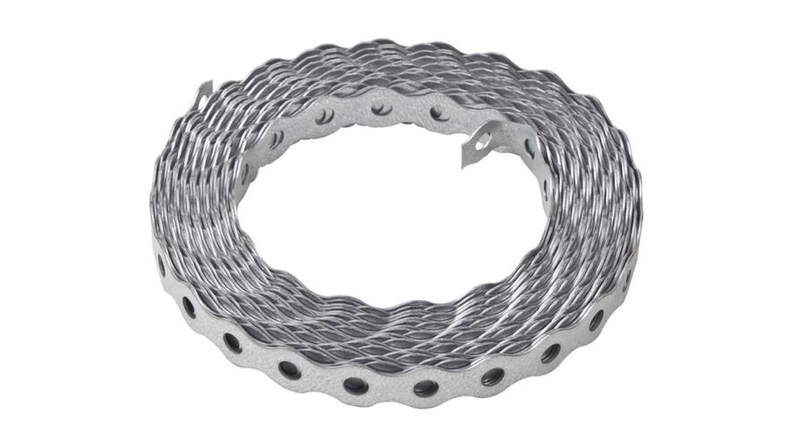 [03412] Koelner RÖGZ SZALAG 4 ....Rögzítő szalag 4-es furattal, 10 m-es tekercs (10x12x0,5)