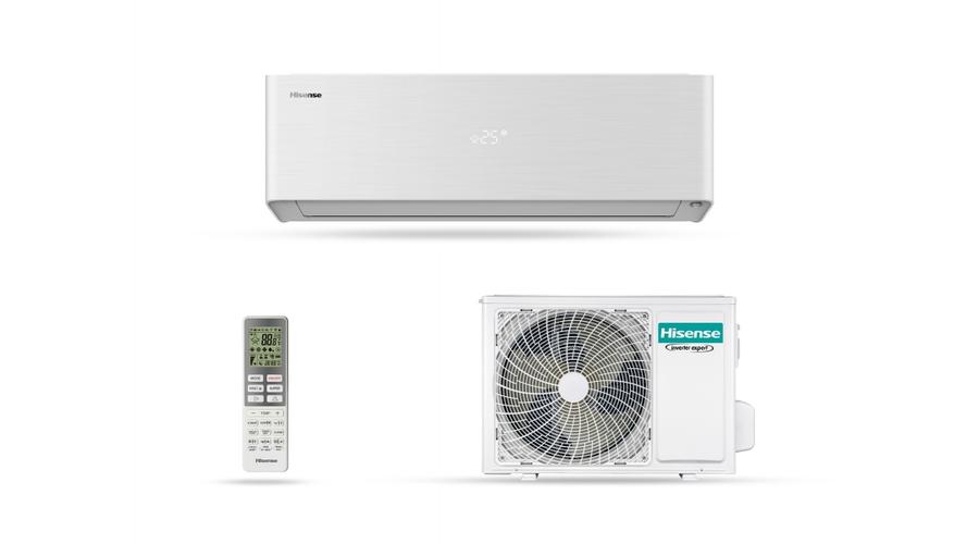 Hisense Energy Pro X QH35XV4A oldalfali split klíma csomag 3,5 kW (Fehér)