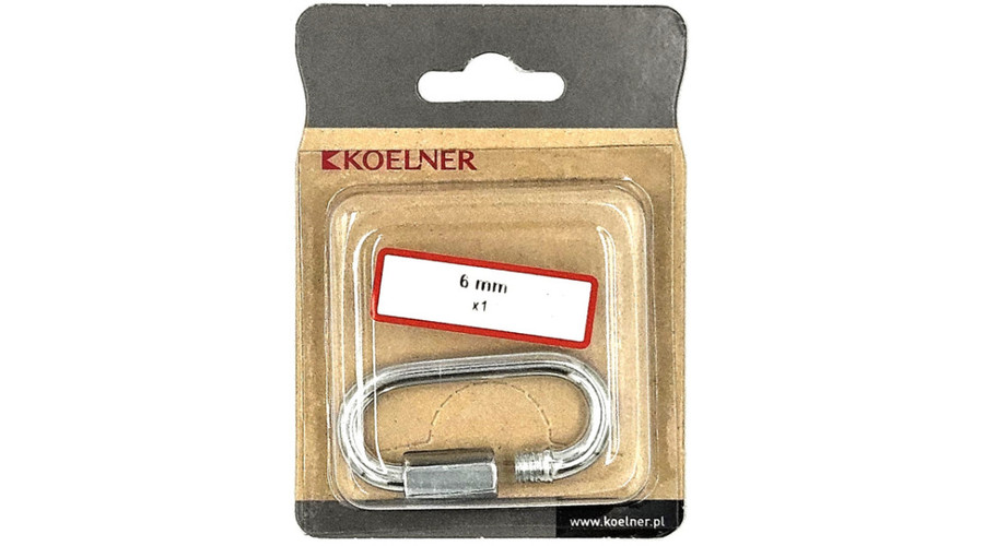 Koelner B-IN-OSKR-08 ....DIN56926A Csavaros szem 8 mm, (1 db/Bliszter;16 db/dob.)