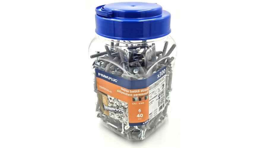 [66855] Koelner R-C11-FX-N-06L040 .... Poliamid beütőék süllyesztett fejjel, 6x40 mm (300 db/dob)