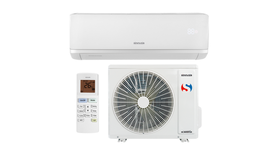 Sinclair Ray SIH-09BIR/SOH-09BIR2 oldalfali split klíma csomag 2,7 kW