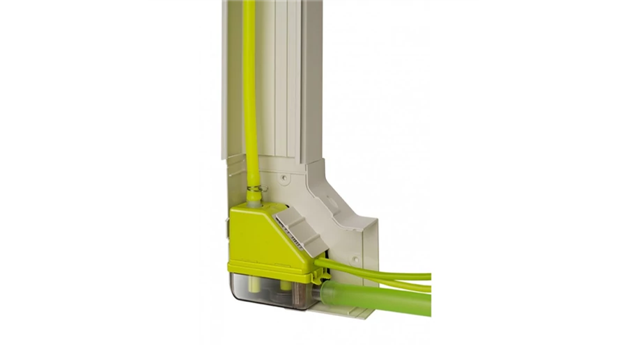 ASPEN FP 3312/3 Sielent + MiniLime cseppvíz szivattyú 6L/Klímacsatornával együtt, sarok kivitel