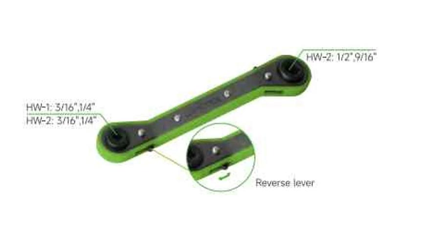 Wipcool Szelepkulcs racsnis HW-1,(1/4" 3/8" 3/16" 5/16")