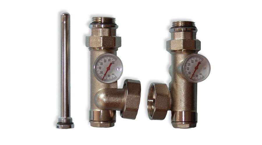 Computherm MF04 Szivattyú csatlakozó hőmérővel merülőhüvellyel és visszacsapószeleppel 1 coll (párban)