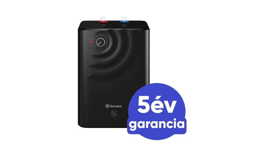 Thermex RIF 7 U - pult alá telepíthető, felső kifolyású elektromos vízmelegítő (7 liter / 1,5 kW)