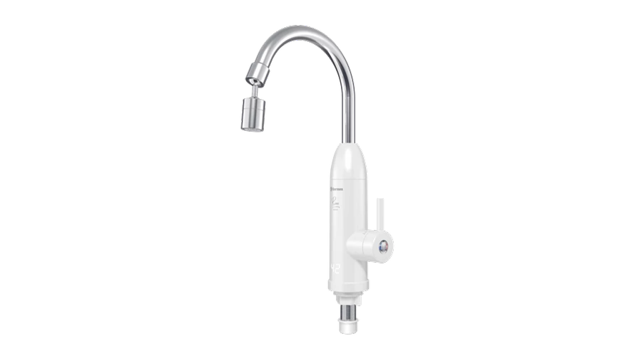 [24292900RU03] Thermex RUNA 3000 átfolyós elektromos vízmelegítő és fehér csaptelep (3 kW)