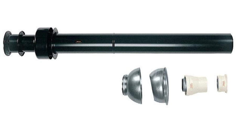 Immergas Ø 80/125 mm-es, koaxiális függőleges készlet