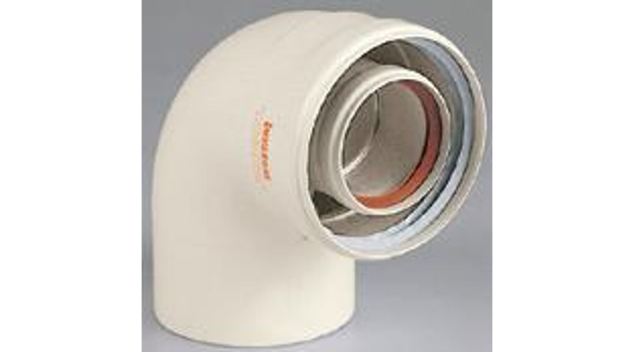 Immergas Ø 80/125 mm-es, 90°-os ív