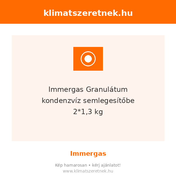 Immergas Granulátum kondenzvíz semlegesítőbe 2*1,3 kg