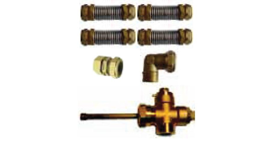 Immergas Csatlakozó készlet 2 darab ES1V/2,0S kollektorhoz