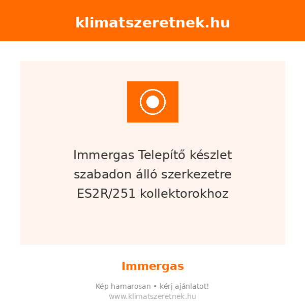 Immergas Telepítő készlet szabadon álló szerkezetre ES2R/251 kollektorokhoz